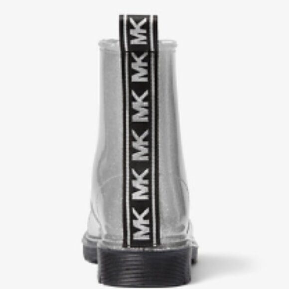 New MICHAEL Michael Kors-Tavie Tape & Glitter Rainboot--233 - Picture 3 of 8